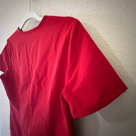 Figs | Size XS Casma Red Scrub Top Nursing Medical Doctor Healthcare Uniform - Picture 14 of 16